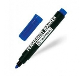 Žymeklis permanentinis Centropen 8566, Ø5mm, 2.5 mm, apvali galvutė, mėlynas  1213-602
