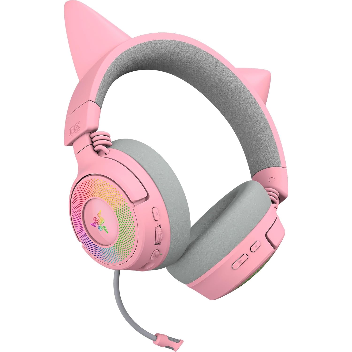 Razer | Headset | Kraken Kitty V3 Pro | Bluetooth | Over-Ear | Quartz