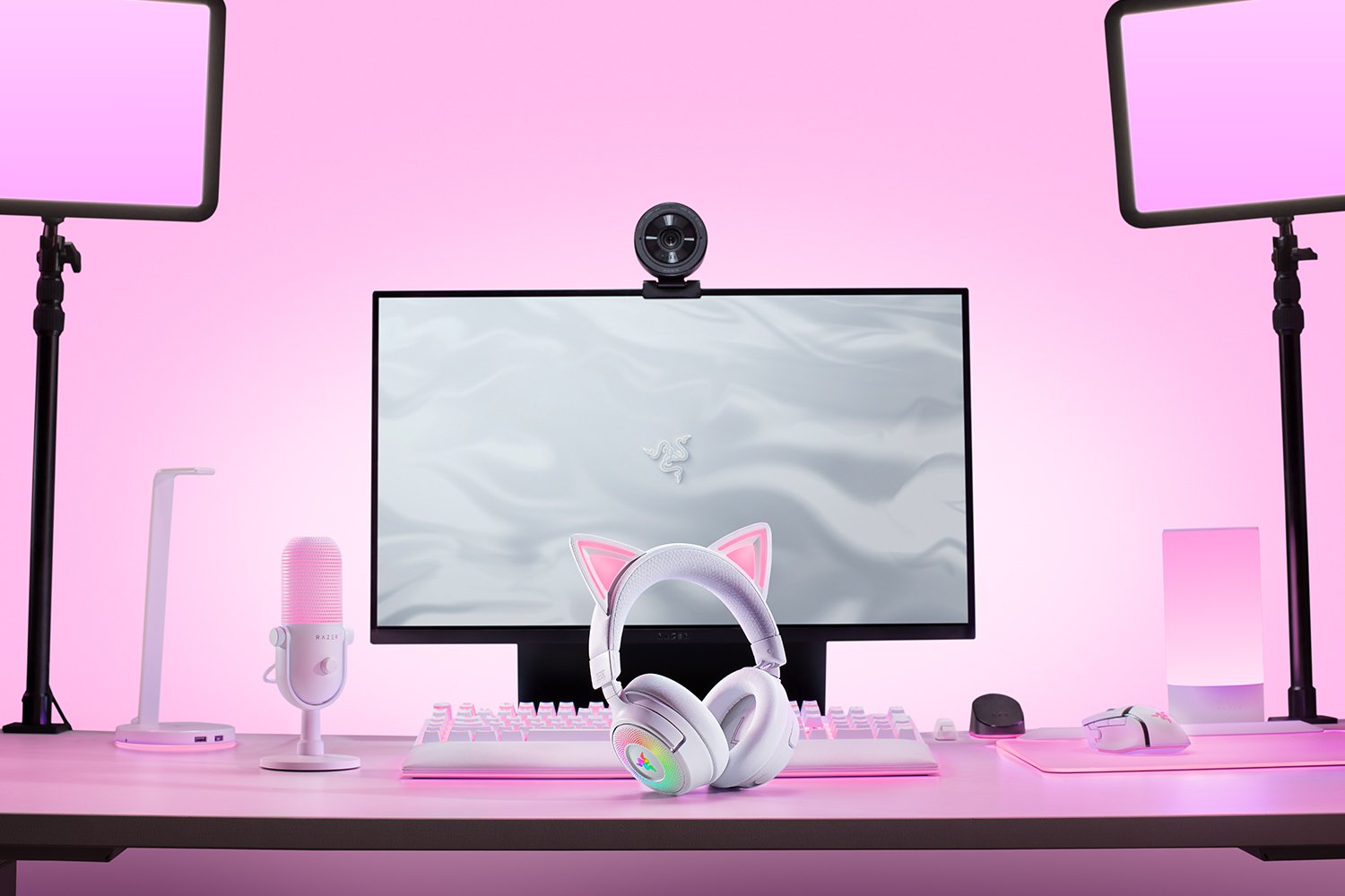Razer | Headset | Kraken Kitty V3 Pro | Bluetooth | Over-Ear | White