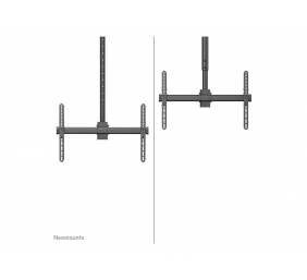 Neomounts CL35-440BL16L Monitor/TV Mount Ceiling | Adjustable Height, Rotate, Tilt, Swivel | 37-70 " | Maximum weight (capacity) 50 kg | Black