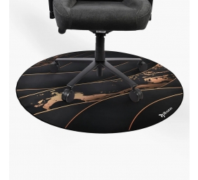 Arozzi Zona Round Floor Pad | Black/Gold