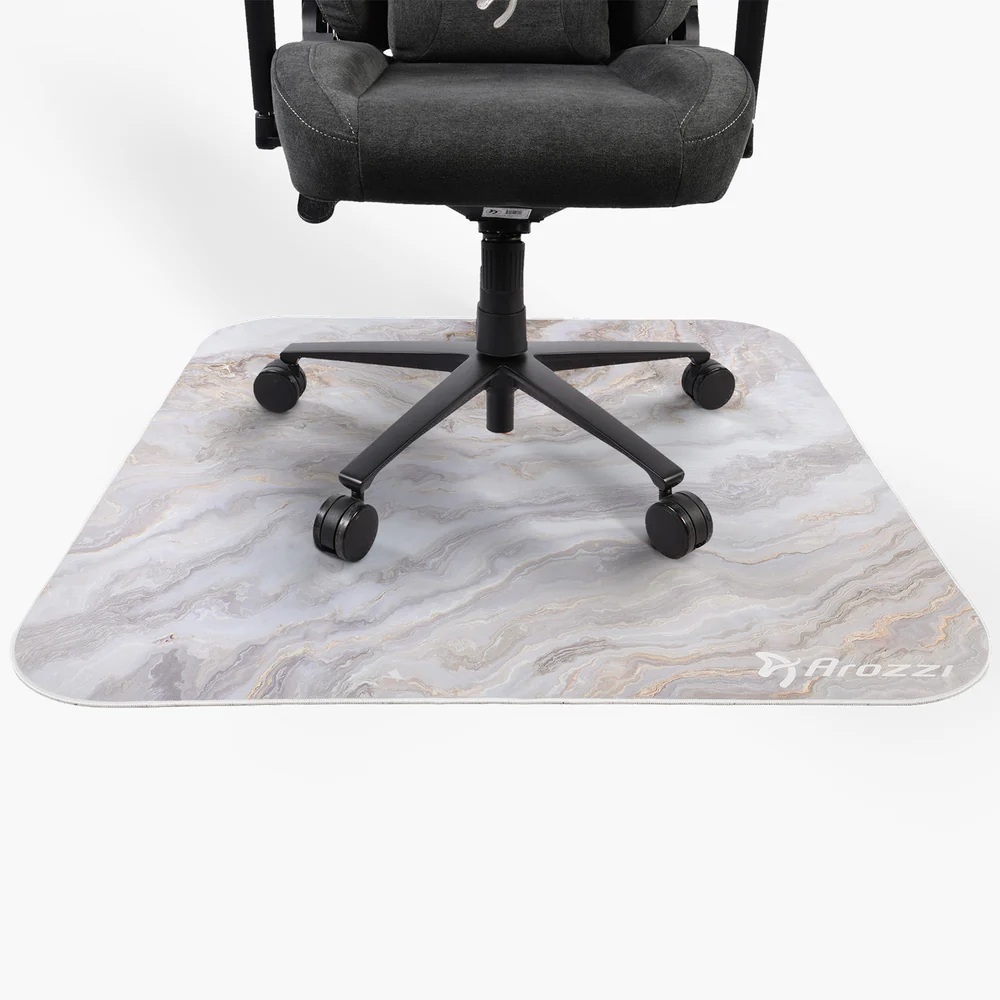Arozzi Zona Square Floor Pad | White Marble