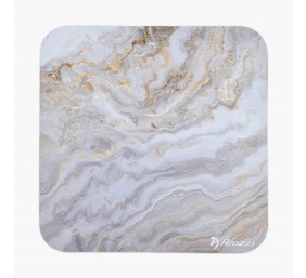 Arozzi Zona Square Floor Pad | White Marble