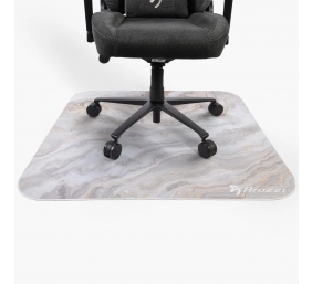Arozzi Zona Square Floor Pad | White Marble