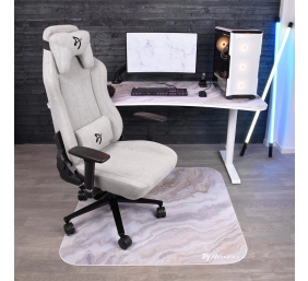 Arozzi Zona Square Floor Pad | White Marble