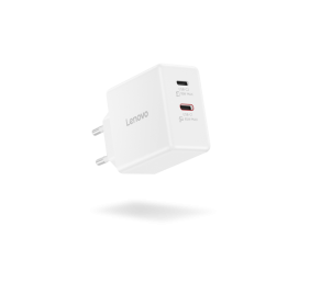 Lenovo Dual USB-C 65W GaN Charger | USB-C | 65 W | Charger