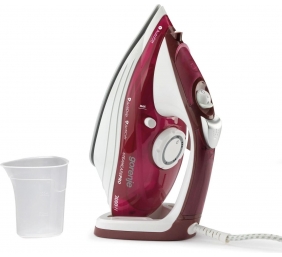 Gorenje | Steam Iron | SIH3000RBC | Steam Iron | 3000 W | Water tank capacity 350 ml | Continuous steam 40 g/min | Steam boost performance 105 g/min | Red/White