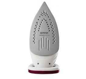 Gorenje | Steam Iron | SIH3000RBC | Steam Iron | 3000 W | Water tank capacity 350 ml | Continuous steam 40 g/min | Steam boost performance 105 g/min | Red/White