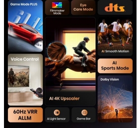 Hisense UHD Smart TV | 43A6Q | 43" | Smart TV | VIDAA OS | UHD | Black