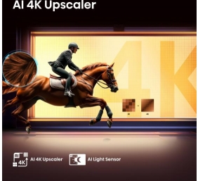 Hisense UHD Smart TV | 43A6Q | 43" | Smart TV | VIDAA OS | UHD | Black