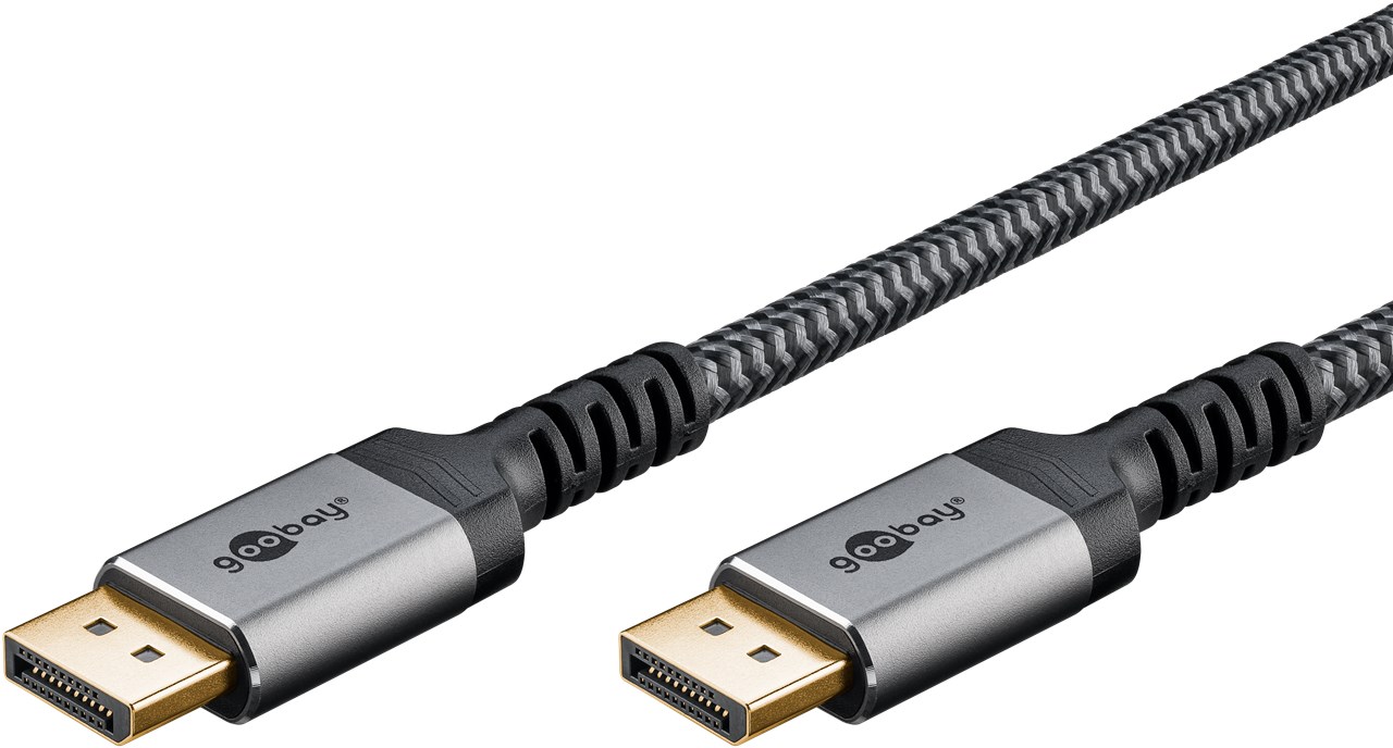 Goobay | DisplayPort Cable 2.0/2.1, 80 Gbit/s | 75686 | DisplayPort to  DisplayPort