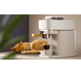 Philips Coffee maker | BAR300/03 Baristina | Pump pressure 16 bar | Semi-automatic | 122.8 W | White
