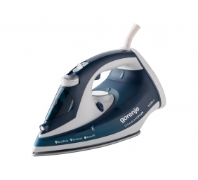 Gorenje | Steam Iron | SIH2200TQC | Steam Iron | 2200 W | Water tank capacity 300 ml | Continuous steam 30 g/min | Steam boost performance 90 g/min | Blue/White