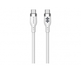 Hyper HyperJuice USB-C Silicone Charging Cable, 1.5 m, White | HJ4011WHGL