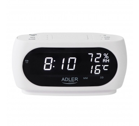 Adler LED clock with thermometer | AD 1186