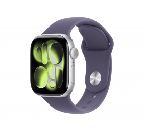 Apple Watch Series 11 GPS 42mm Silver Aluminium Case with Purple Fog Sport Band - M/L | Apple