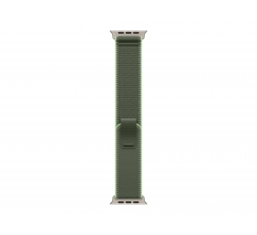 Apple 49mm Green/Neon Trail Loop - M/L - Natural Titanium Finish | Apple