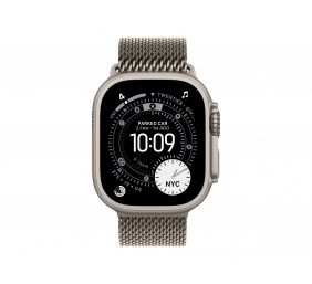 Apple 49mm Natural Titanium Milanese Loop - Large | Apple