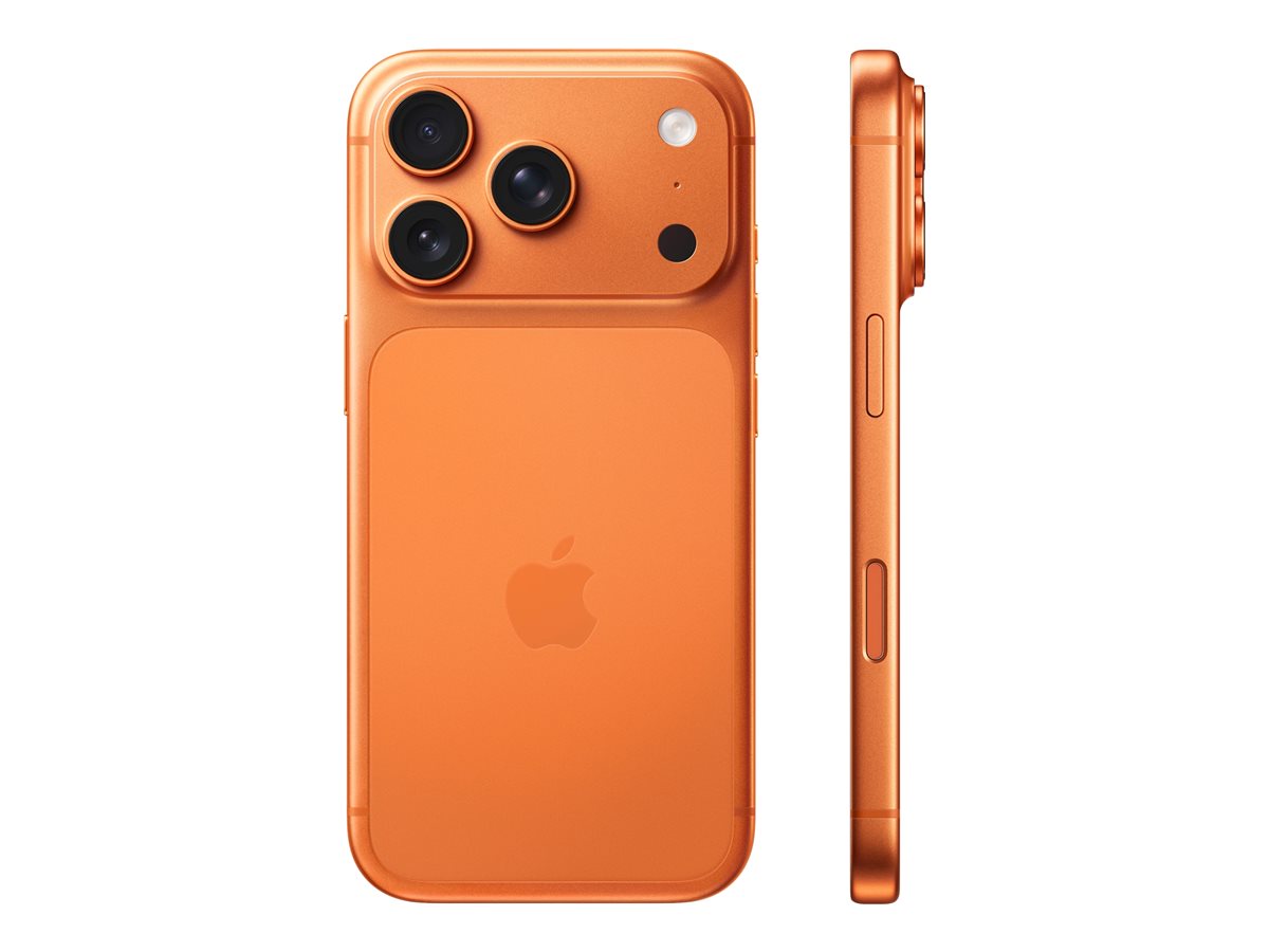 Apple | iPhone 17 Pro | Cosmic Orange | 6.3 " | 2622 x 1206 pixels | OLED | A19 Pro | Internal RAM 12 GB | 512 GB | Dual SIM | Nano SIM | 5G | Main camera resolution 48 MP | iOS 26 | Secondary camera resolution 48 MP