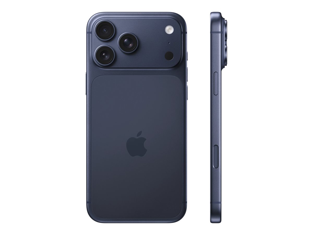 Apple | iPhone 17 Pro Max | Dark Blue | 6.9 " | Super Retina XDR display | 2868 x 1320 pixels | A19 Pro | Internal RAM 12 GB | 256 GB | Dual SIM | 5G | Main camera resolution 48+48+48 MP | Secondary camera resolution 18 MP | iOS | 26