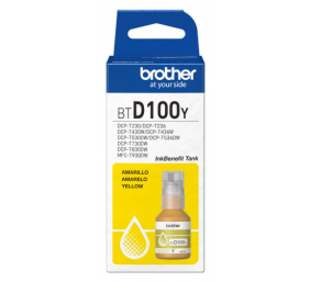 Brother BTD100Y Rašalo papildymo buteliukas, Geltona