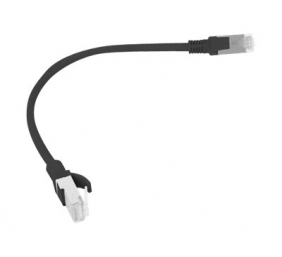 Lanberg | Patchcord CAT.6 UTP fluke passed | PCU6-10CC-0025-BK | 0.25 m | Black