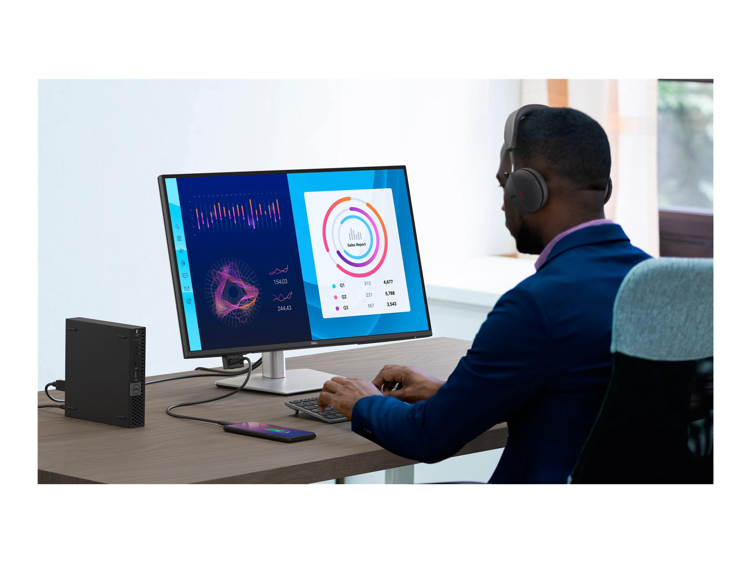 Dell | P2725D | 27 " | IPS | QHD | 16:9 | 100 Hz | 8 ms | 2560 x 1440 pixels | 350 cd/m² | HDMI ports quantity 1 | Warranty 60 month(s)