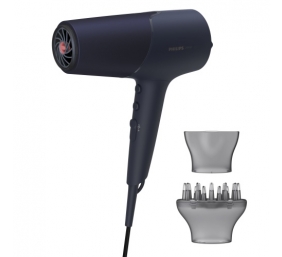 Philips | Hair Dryer | BHD510/00 | 2300 W | Number of temperature settings 3 | Ionic function | Diffuser nozzle | Blue/Metal
