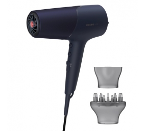 Philips | Hair Dryer | BHD510/00 | 2300 W | Number of temperature settings 3 | Ionic function | Diffuser nozzle | Blue/Metal