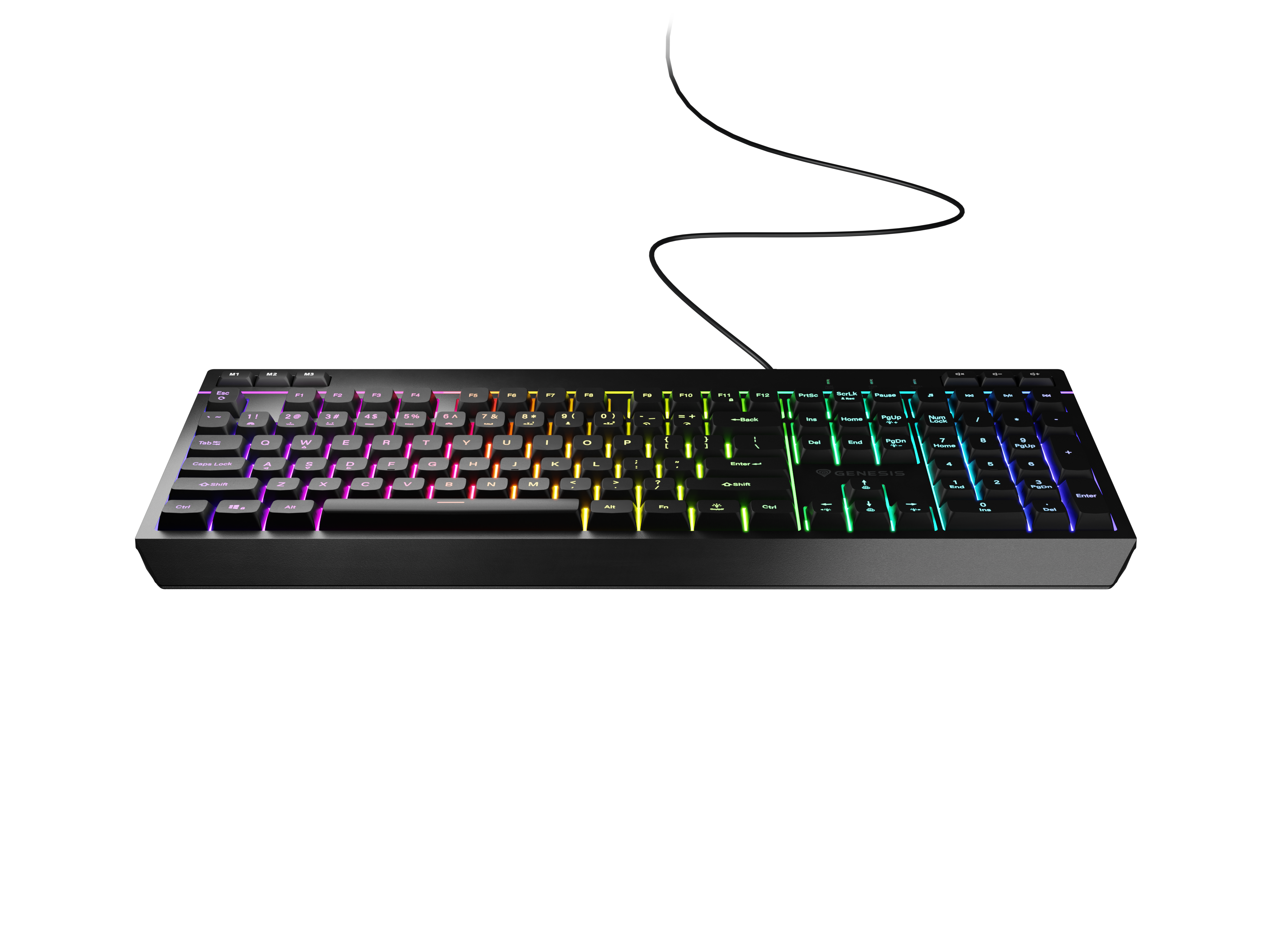 Genesis | Rhod 530 | Membrane Gaming Keyboard | Wired | US | Black | USB-A