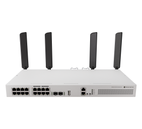 MikroTik Cloud Router Switch with RouterOS L5 Rackmount Case | CRS418-8P-8G-2S+5axQ2axQ-RM