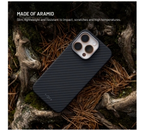 Fixed MagVelar | Back cover | Apple | iPhone 17 Pro Max | Aramid fibers | Black