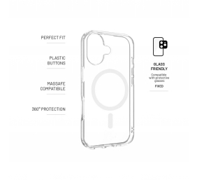 Fixed Back cover | Apple | iPhone 17 | TPU/PC | Transparent | MagPure