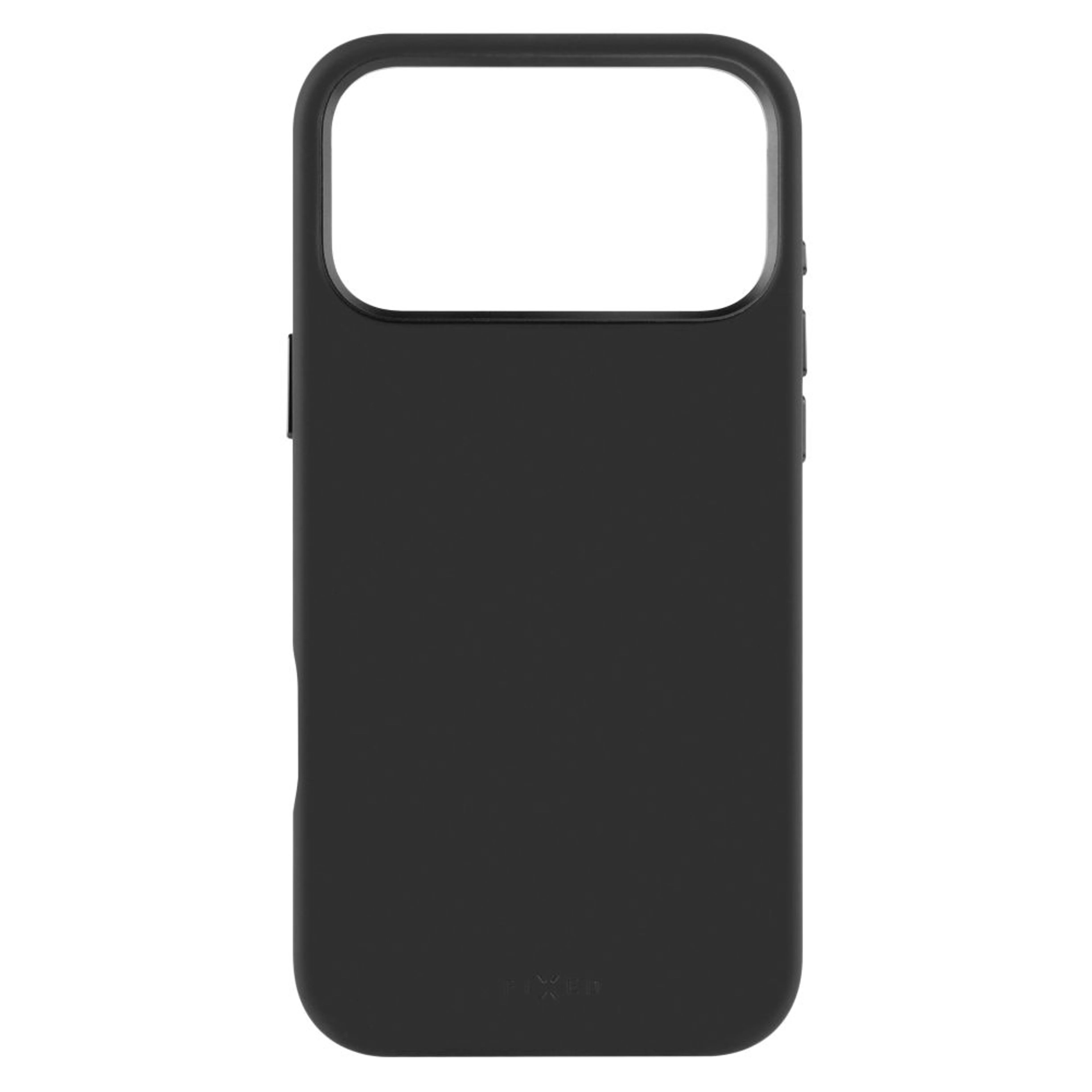 Fixed Back cover | Apple | iPhone 17 Pro Max | Liquid silicon | Black | MagFlow