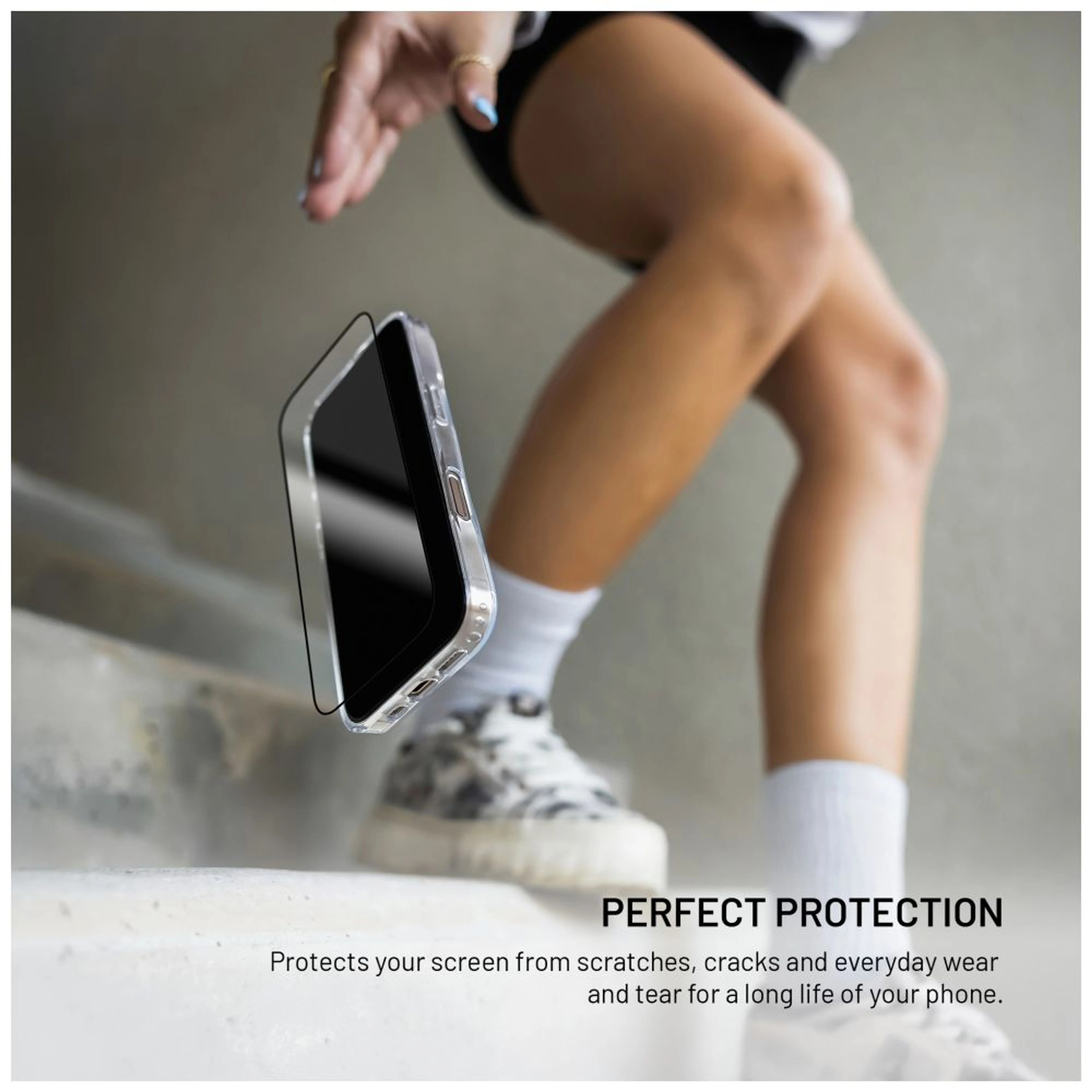 Fixed Screen protector | Apple | iPhone 17 | Tempered glass | Black | Full Cover 2.5D