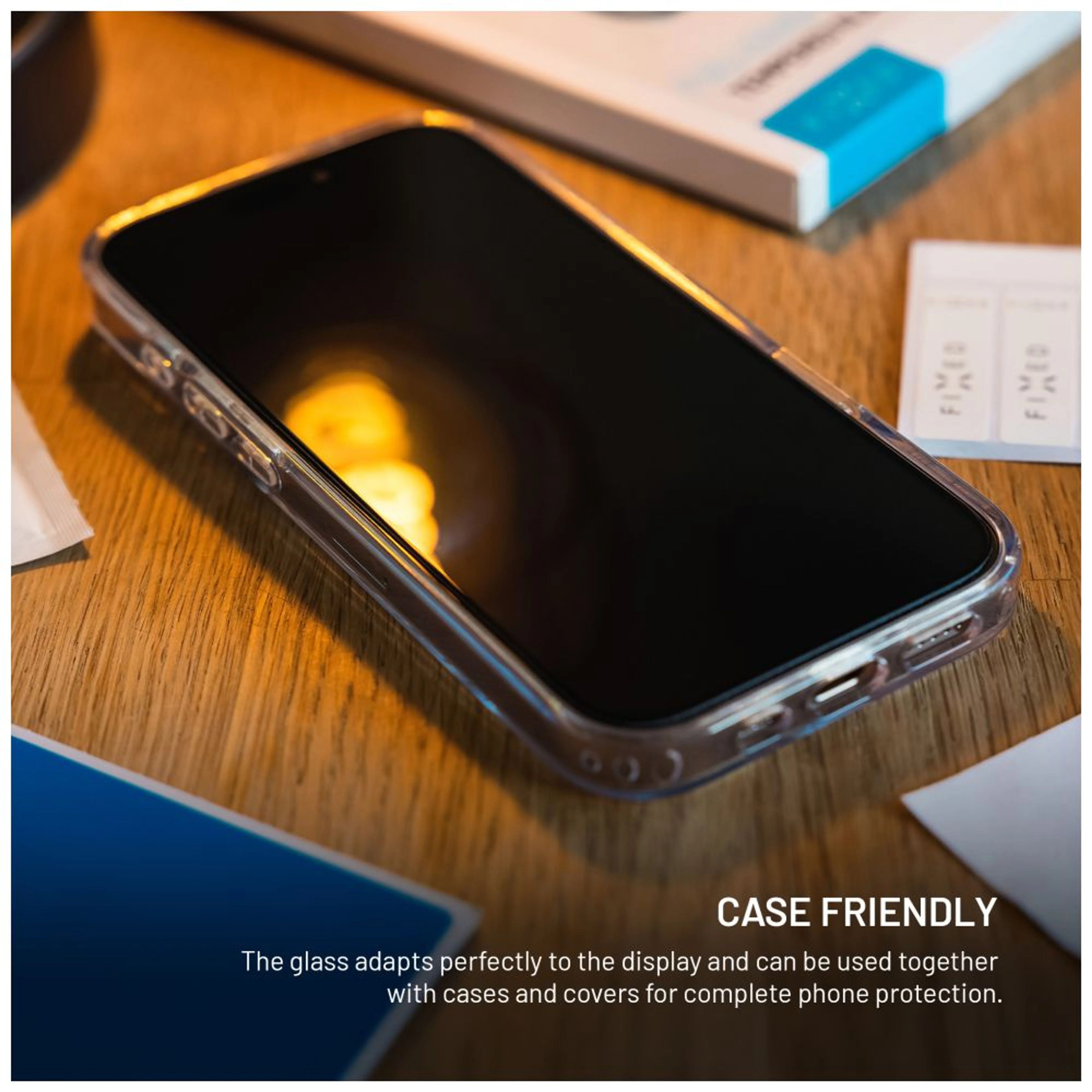 Fixed Screen protector | Apple | iPhone 17 | Tempered glass | Black | Full Cover 2.5D