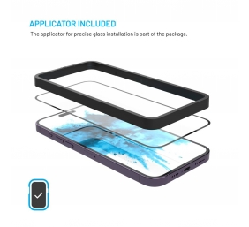 Fixed Screen protector | Apple | iPhone 17 Pro | Tempered glass | Black | Full Cover 2.5D