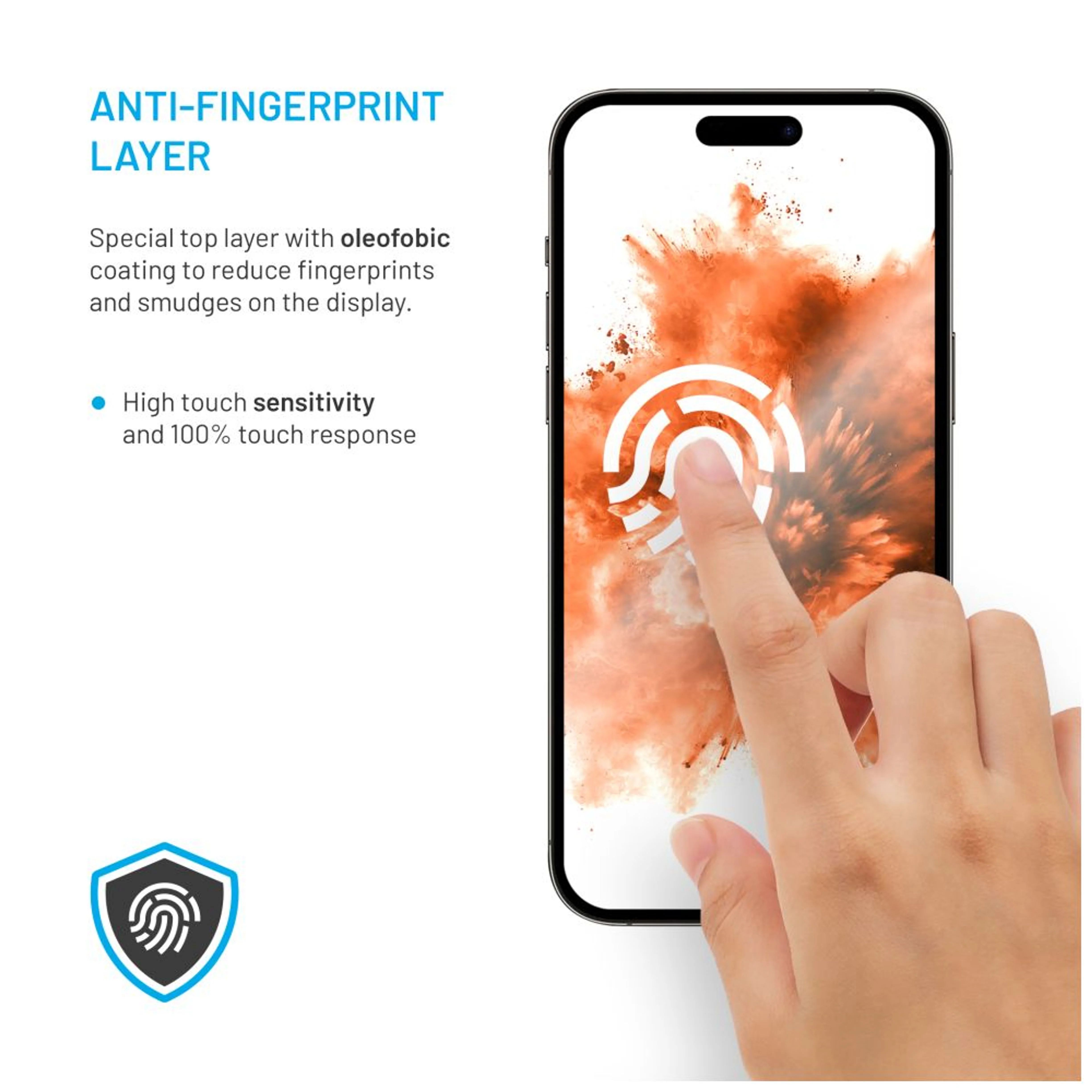 Fixed Screen protector | Apple | iPhone Air | Tempered Glass | Transparent | 2.5D