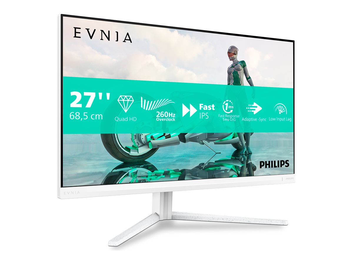 Philips | 27M2N3501PA/00 | 27 " | Fast IPS | Quad HD | 16:9 | 260 Hz | 1 ms | 2560 x 1440 pixels | 300 cd/m² | HDMI ports quantity 2 | White
