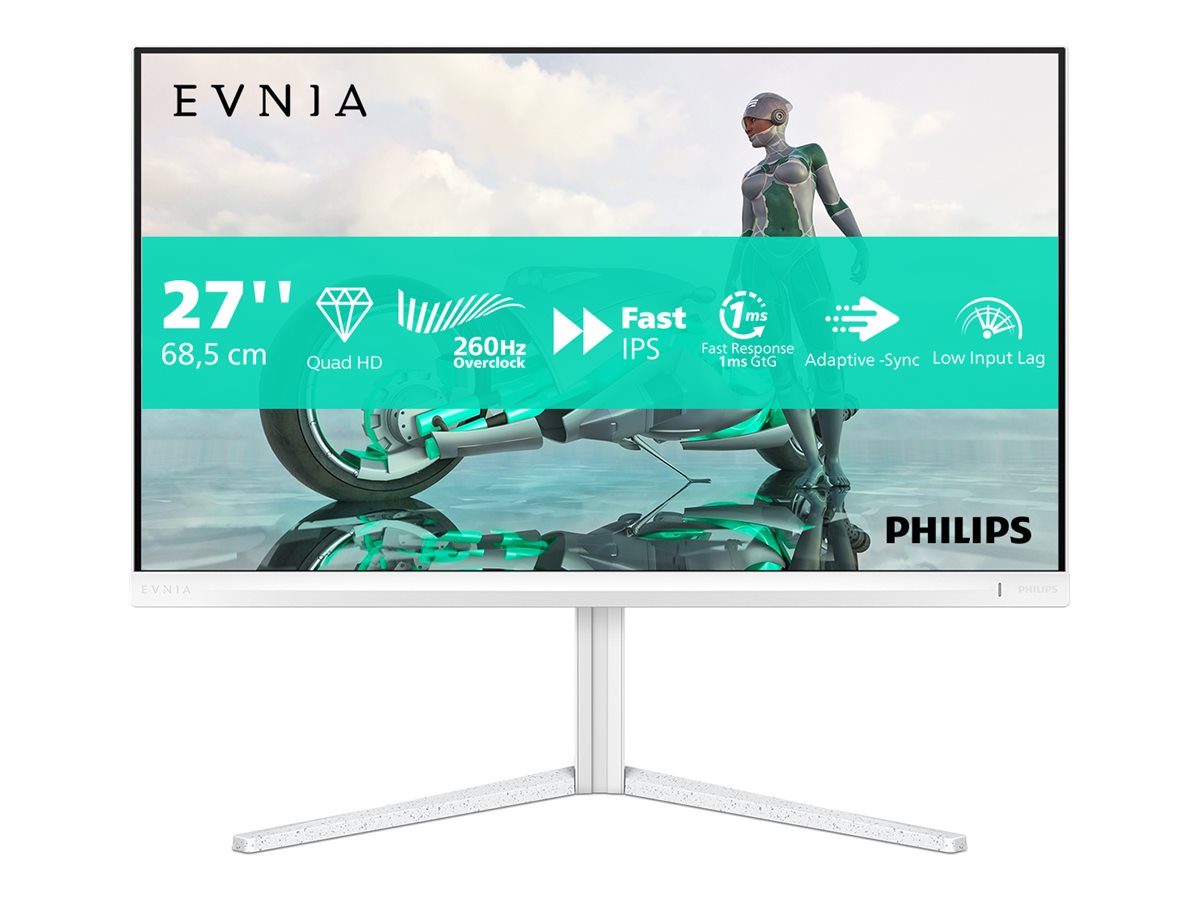 Philips | 27M2N3501PA/00 | 27 " | Fast IPS | Quad HD | 16:9 | 260 Hz | 1 ms | 2560 x 1440 pixels | 300 cd/m² | HDMI ports quantity 2 | White