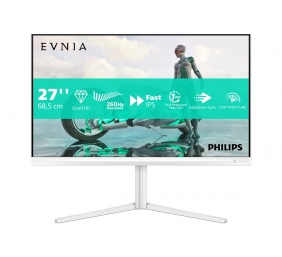 Philips | 27M2N3501PA/00 | 27 " | Fast IPS | Quad HD | 16:9 | 260 Hz | 1 ms | 2560 x 1440 pixels | 300 cd/m² | HDMI ports quantity 2 | White