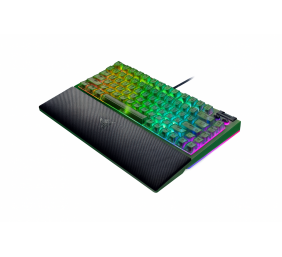 Razer | BlackWidow V4 75% | Mechanical Gaming Keyboard | Wired | US | Chroma RGB | Phantom Green Edition | Mechanical Switches