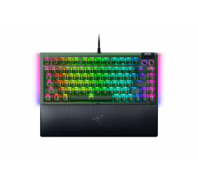 Razer | BlackWidow V4 75% | Mechanical Gaming Keyboard | Wired | US | Chroma RGB | Phantom Green Edition | Mechanical Switches