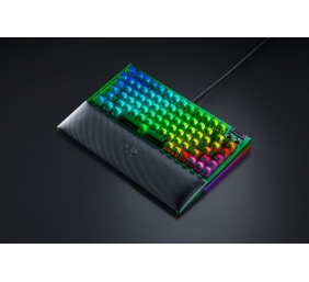 Razer | BlackWidow V4 75% | Mechanical Gaming Keyboard | Wired | US | Chroma RGB | Phantom Green Edition | Mechanical Switches