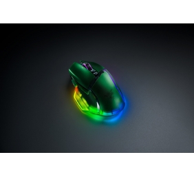 Razer | Basilisk V3 Pro 35K | Gaming Mouse | Wireless/Wired | Phantom Green Edition