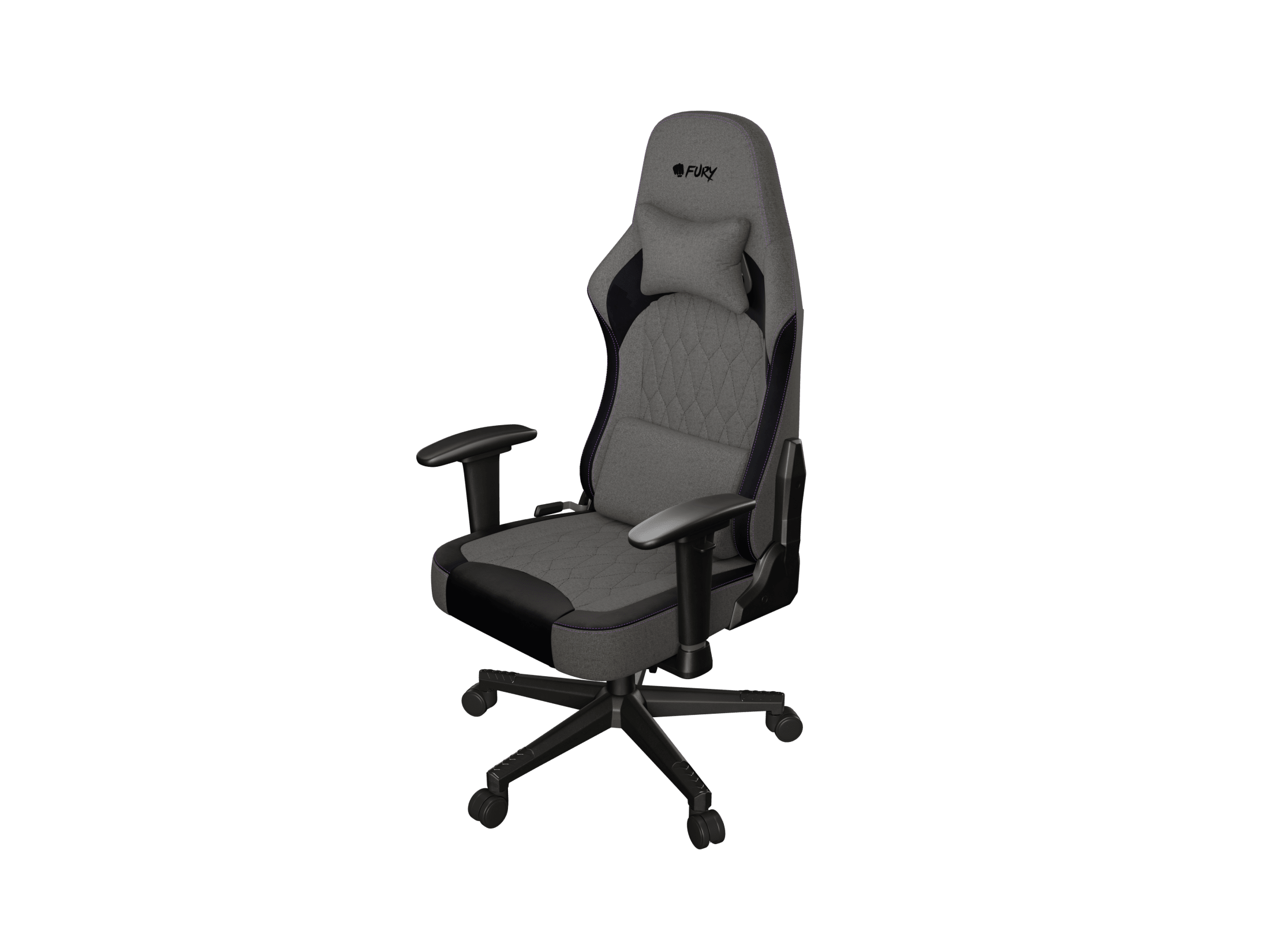 Fury Fabric, Nylon, Wood, Metal | Gaming Chair | Shinai S8 | Gray