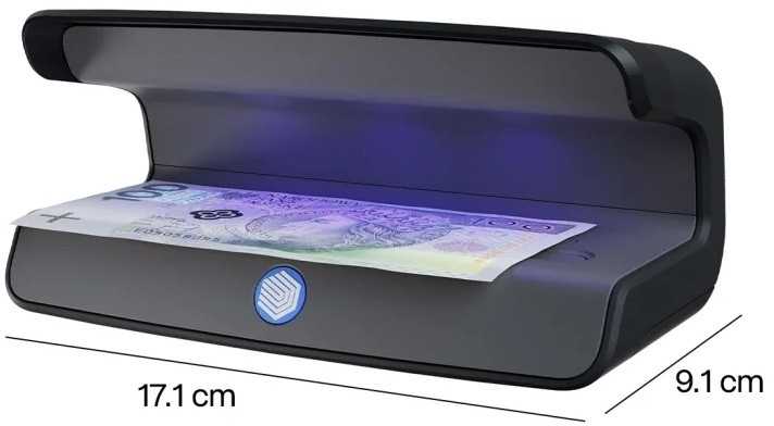 SAFESCAN | 55 Money Checking Machine | Black | Suitable for Banknotes | Number of detection points 3