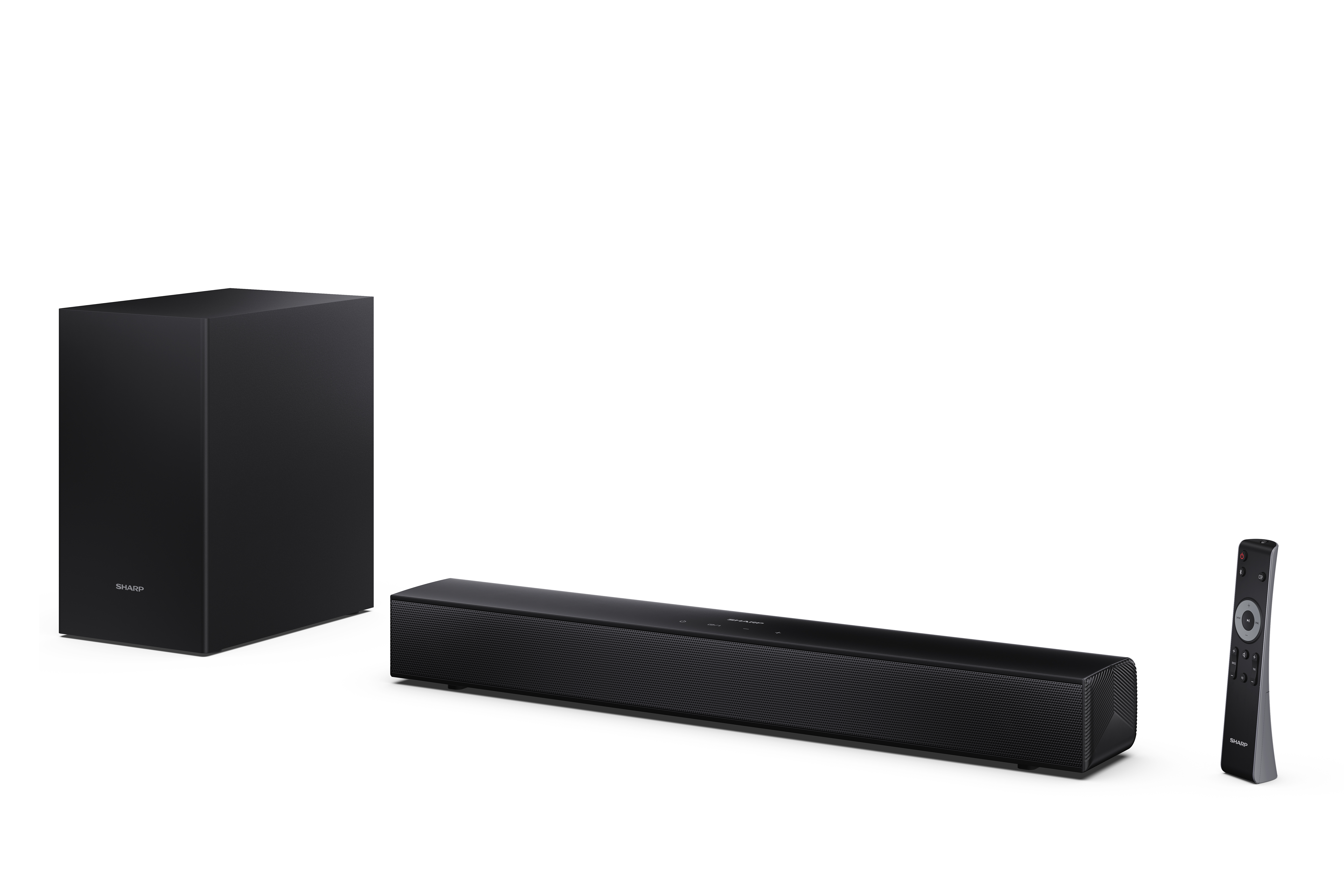 Sharp Compact 2.1 Soundbar with Wireless Subwoofer | HT-SBW121 | 240 W | Bluetooth | Black | Wireless connection