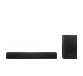 Sharp Compact 2.1 Soundbar with Wireless Subwoofer | HT-SBW121 | 240 W | Bluetooth | Black | Wireless connection