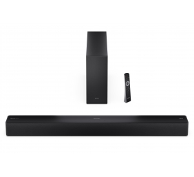 Sharp 2.1 Dolby Atmos/DTS Virtual:X Soundbar with Slim Wireless Subwoofer | HT-SBW310 | 330 W | Bluetooth | Black | Wireless connection